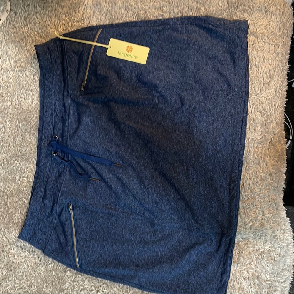 Athletic skirt with built in shorts